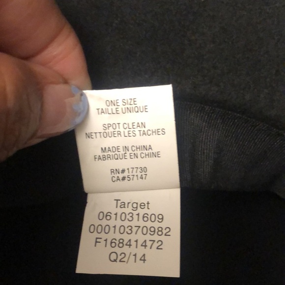 Black short floppy hat - Picture 9 of 11